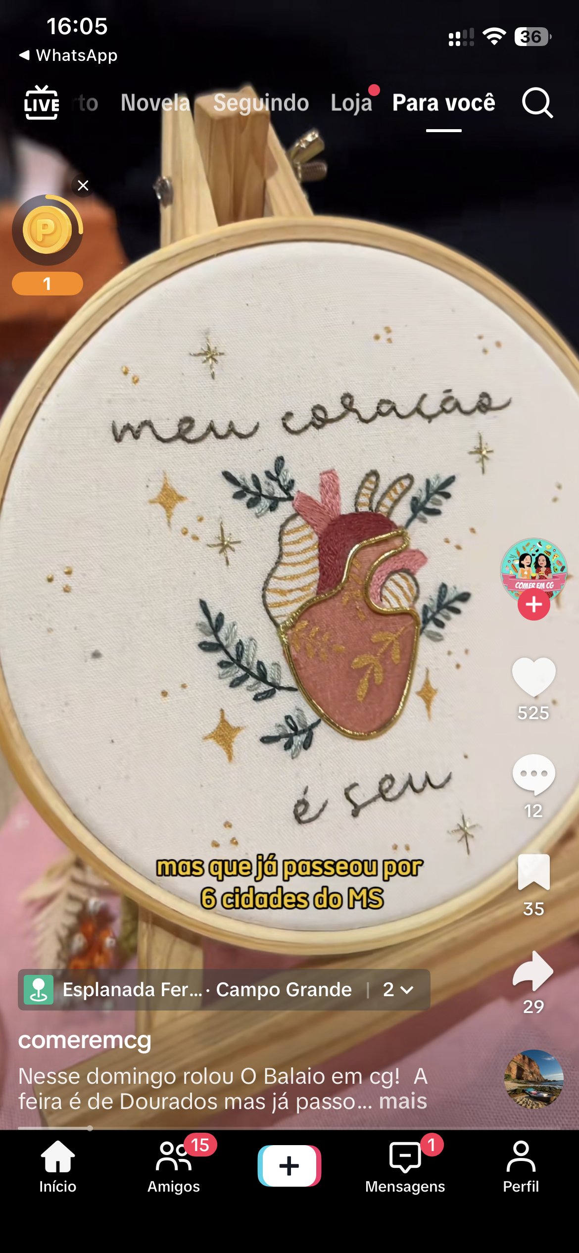 Comer em CG