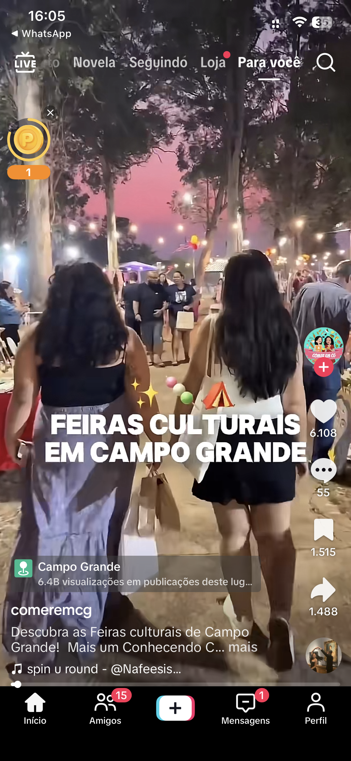 Comer em CG